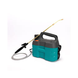 5L Electric Plant Sprayer Garden Spray w/ Copper Telescopic Spray Rod Watering Can With Spray Gun Automatic Garden Plant - Blue