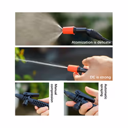 5L Electric Plant Sprayer Garden Spray w/ Copper Telescopic Spray Rod Watering Can With Spray Gun Automatic Garden Plant - Blue