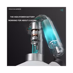 Electric Plant Mist Spray Bottle L Automatic Garden Watering Can Adjustable Nozzle 2000mAh Water Sprayer Sterilization - 2L with rod