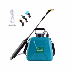 Electric Sprayer 5L Watering Can With Spray Gun Automatic Garden Plant Mister USB Rechargeable Irrigation High Pressure - Gre ...