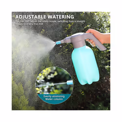 Electric Spray Bottle, USB Rechargeable Automatic Watering Can Household Sprayer with Adjustable Nozzle Plant Mister Sprayers - Style A