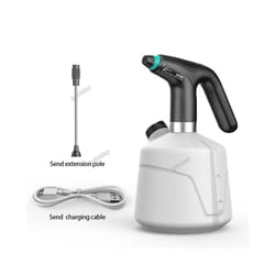 Agricultural Electric Spray Household Automatic Water Spray Disinfection Spray Garden Irrigation Tools Electric Watering - 2L Black White