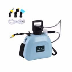 Electric Sprayer Garden Automatic Atomization Plant Sprayer Bottle Sprinkler Watering Can Garden Irrigation - Blue 8L