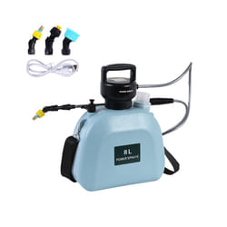 Electric Sprayer Garden Automatic Atomization Plant Sprayer Bottle Sprinkler Watering Can Garden Irrigation - Blue 8L