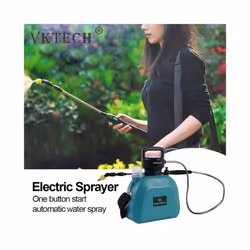 Electric Sprayer Garden Automatic Atomization Plant Sprayer Bottle Sprinkler Watering Can Garden Irrigation - Blue 8L