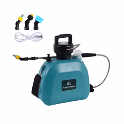 Electric Sprayer Garden Automatic Atomization Plant Sprayer Bottle Sprinkler Watering Can Garden Irrigation - Green 8L