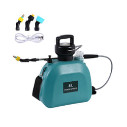 Electric Sprayer Garden Automatic Atomization Plant Sprayer Bottle Sprinkler Watering Can Garden Irrigation - Green 8L