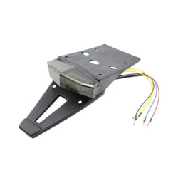 Universal 12 Motorcycle LED Tail Light&Rear Fender Stop Enduro Dirt Bike Fender taillight Waterproof Low Energy - Smoke