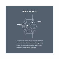 Men's Watch Women's Watch Pair Watches Magnetic Watch Ball Bearing Watches Quartz Wrist Watch for Men Ladies with Stainle - Gold