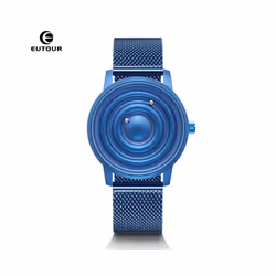 Men's Watch Women's Watch Pair Watches Magnetic Watch Ball Bearing Watches Quartz Wrist Watch for Men Ladies with Stainle - B ...