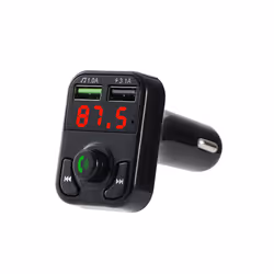 Car Bluetooth 5.0 FM Transmitter Wireless Handsfree Car Kit Audio Receiver MP3 Player USB Fast Charger Car Accessories