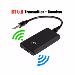 Wireless Bluetooth-compatible 5.0 Transmitter Receiver Rechargable 3.5mm AUX Port Hifi Music Audio Adapter For TV PC Car