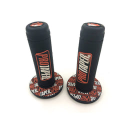 Handle Grip Pro taper Motorcycle High Quality Protaper Dirt Pit Bike Motocross 7/8" Handlebar Rubber Gel Hand Grips Brake - Orange