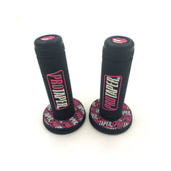 Handle Grip Pro taper Motorcycle High Quality Protaper Dirt Pit Bike Motocross 7/8" Handlebar Rubber Gel Hand Grips Brake - Pink
