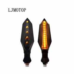 LED Turn Signal Motorcycle Turn Signals Light Tail Lights Indicators For Kawasaki KX 65 85 125 250 250F 450F 100 KLX 125 - Ye ...