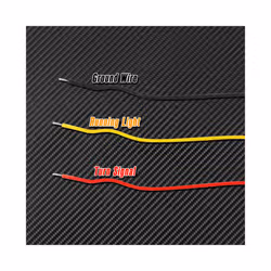 Motorcycle 12V LED Mini Turn Signals Indicators Running Light With E Mark For Harley Touring Street Glide 14-20 Softail - Turn Signal Light D