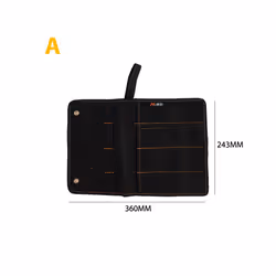 Chisel Carrying Case Canvas Pocket Tool Roll Holder Wrench Pouch 4 Pockets Organizer For Knife Hammers Gouges Carpenter - A