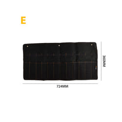 Chisel Carrying Case Canvas Pocket Tool Roll Holder Wrench Pouch 4 Pockets Organizer For Knife Hammers Gouges Carpenter - E