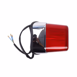 1PC ABS Red Motorcycle Rear Brake Tail Light Stop Lamp Motorbike Accessories For Yamaha Virago XV250 XV400