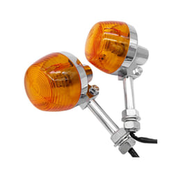 Motorcycle 10mm Turn Signal Light for Honda XL100 C70 CT70 CT90 CB350 CM400 CB450 CB750 Indicators Flashers Blinkers Amber