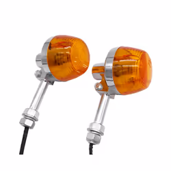 Motorcycle 10mm Turn Signal Light for Honda XL100 C70 CT70 CT90 CB350 CM400 CB450 CB750 Indicators Flashers Blinkers Amber