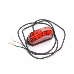 Electric Motorcycle Brake Warning Light Scooter Rear Tail Light Brake Warning Lamp 36V-60V Universal