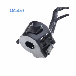 LMoDri Handlebar Control Switch 7/8" 22mm Motorcycle Handlebar Switches with Horn Turn Signal High Low Beam Control With