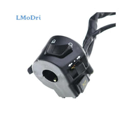 LMoDri Handlebar Control Switch 7/8" 22mm Motorcycle Handlebar Switches with Horn Turn Signal High Low Beam Control With