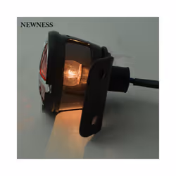 Tailight Motorcycle Tail Light Miller STOP Light For Custom Cafe Racer Bobber Chopper W/ License Plate Lamp