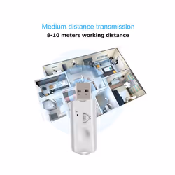 Mini USB Bluetooth-Compatible Stereo Music Receiver Wireless Audio Adapter Dongle Kit With Microphone For Speaker For Phone