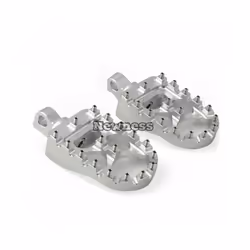 MX Foot Pegs Motorcycle Wide Fat Footpegs Bobber 360 Roating Rear Footrests For Harley Dyna Fatboy Sportster Iron 883 Street  ...