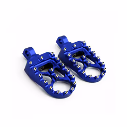 MX Foot Pegs Motorcycle Wide Fat Footpegs Bobber 360 Roating Rear Footrests For Harley Dyna Fatboy Sportster Iron 883 Street  ...