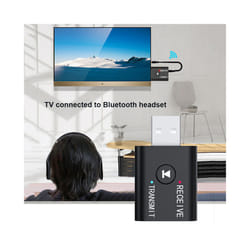 BT5.0 Adapter Wireless Audio Receiver and Transmitter Dual Function Bluetooth-compatible 5.0 USB Dongle For Speaker Headset - Bluetooth v5.0
