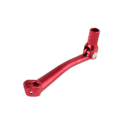CNC Aluminium Moto Folding Gear Shift Lever For CR CRF KLX TTR 110 125 140 150 160cc Dirt Bike Motorcycle Motocross Universal - Red