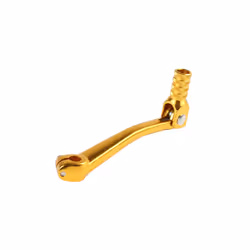 CNC Aluminium Moto Folding Gear Shift Lever For CR CRF KLX TTR 110 125 140 150 160cc Dirt Bike Motorcycle Motocross Universal - Gold