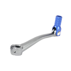 CNC Aluminium Moto Folding Gear Shift Lever For CR CRF KLX TTR 110 125 140 150 160cc Dirt Bike Motorcycle Motocross Universal - Grey Blue