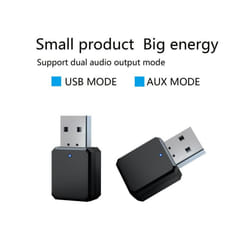 Wireless Bluetooth 5.1 Audio Receiver Dual Output AUX USB Stereo Car Hands-free Call Bluetooth 5.1 Audio Receiver Adapter