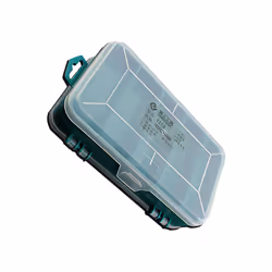 Empty 8 Slots Tools Storage Box Case Screws Nails Nuts Organiser Container
