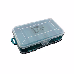 Empty 8 Slots Tools Storage Box Case Screws Nails Nuts Organiser Container