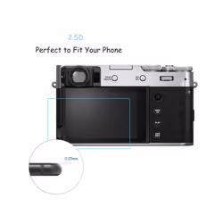 2Pack For FUJI Fujifilm X100V Digital Camera LCD Screen Protector Film Fujifilm X-100V 0.3mm 2.5D 9H Anti-Scratch Tempered