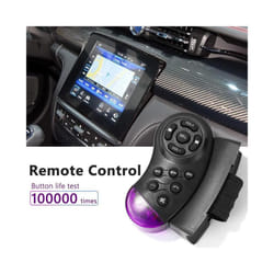 11 Buttons Car Multimedia Player Wireless Control Battery Operated Car Steering Wheel Remote Control Switch for Car Radio