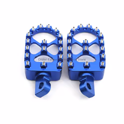 Motorcycle Aluminum MX Style Foot Pegs Wide Footrests Pedals For Harley Dyna Softail Fatboy Street Bob Sportster 883 1200
