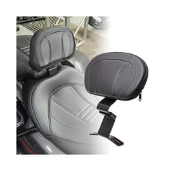 Motorcycle Black Front Driver Rider Backrest Mounting Kit For Harley Touring CVO Street Glide Road King special Classic