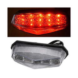 Universal Motorcycle ATV Red Indicator 10 LED Brake Stop Running Rear Tail Light