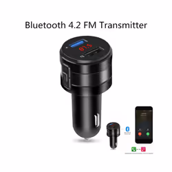 FM Transmitter Bluetooth 4.2 Modulator Handsfree Car Charger 3.1A Dual USB Adapter Car MP3 Player Wireless Audio Receiver