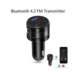 FM Transmitter Bluetooth 4.2 Modulator Handsfree Car Charger 3.1A Dual USB Adapter Car MP3 Player Wireless Audio Receiver