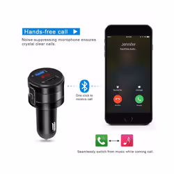 FM Transmitter Bluetooth 4.2 Modulator Handsfree Car Charger 3.1A Dual USB Adapter Car MP3 Player Wireless Audio Receiver