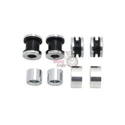 Detachable Sissy Bar Rack Backrest Docking Hardware Mounting Kit For Harley Touring Road King Street Electric Glide 1997-2008