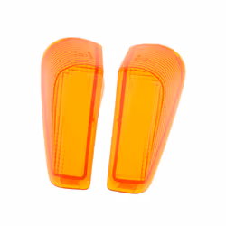 2pcs Motorcycle Turn Signals Light Turning Lamp Indicator Blinker Left & Right Lens Cover For Kawasaki ZZR250