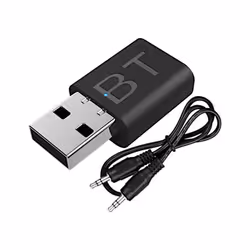 USB Bluetooth 5.0 Transmitter Receiver 5.0 + EDR Transmit/Receive Two-in-one Bluetooth 5.0 Adapter USB 3.5mm AUX Adapter